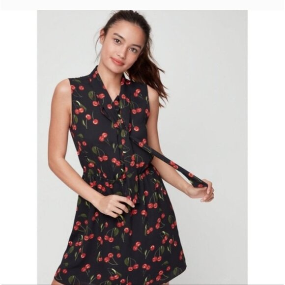Aritzia sunday best cherries  ' veronica" dress 🍒 - Picture 1 of 4